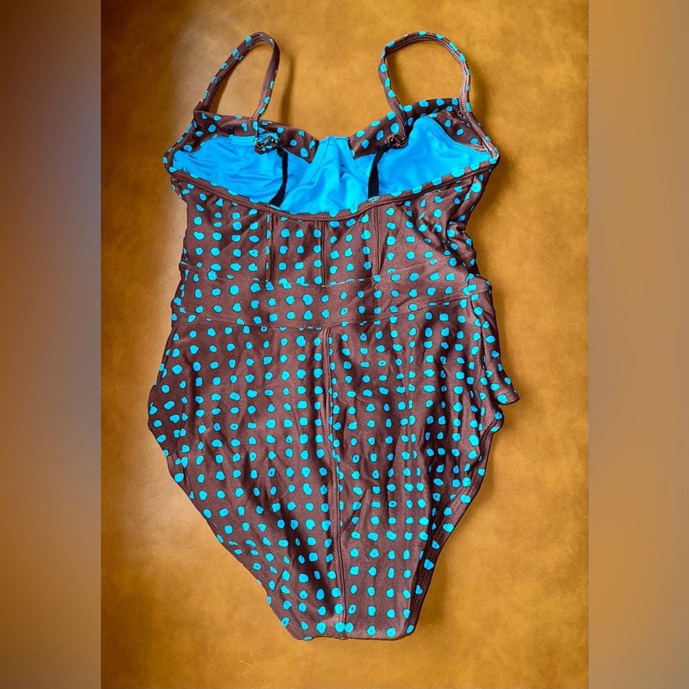 Proenza Schouler Printed Bustier One Piece Swimsuit Size S - Picture 2 of 3